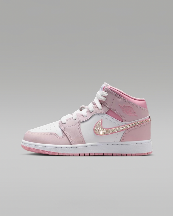 Jordan 1 - White/Pearl Pink - Mids*