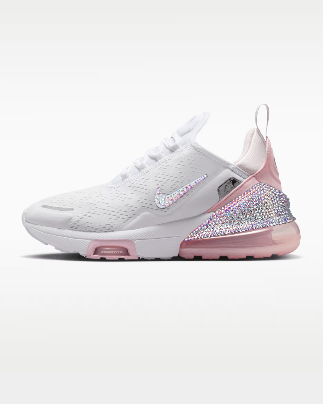 Nike Air Max 270 Premium - Pearl Pink Custom Crystal* - It's Crystalicious®