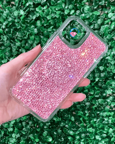 Crystal Grip Bumper Phone Cover - Lt Rose/Clear * - It's Crystalicious®