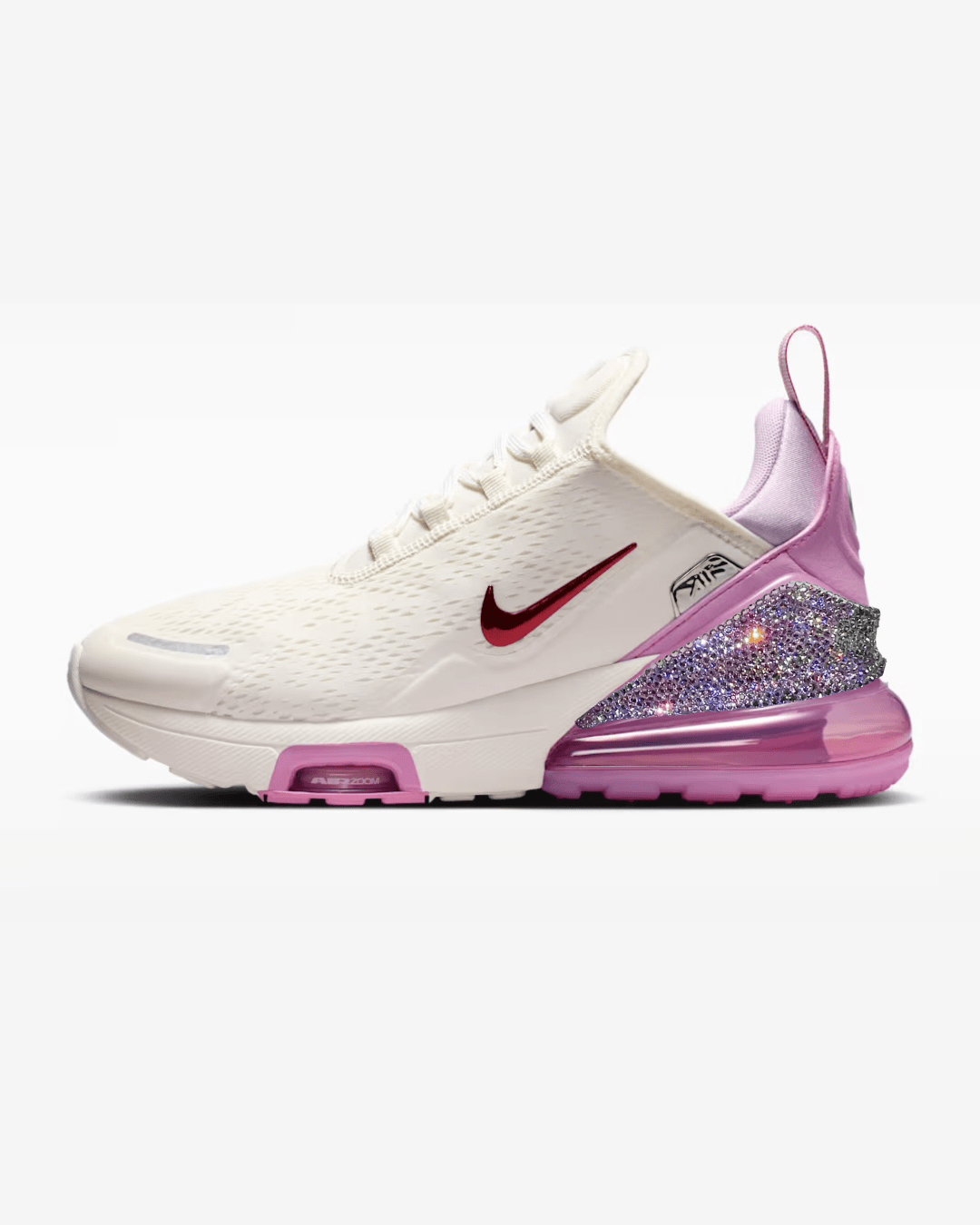 Nike Air Max 270 Premium - Light Magenta Custom Crystal - It's Crystalicious®