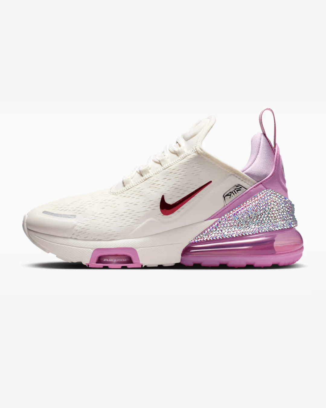 Nike Air Max 270 Premium - Light Magenta Custom Crystal - It's Crystalicious®