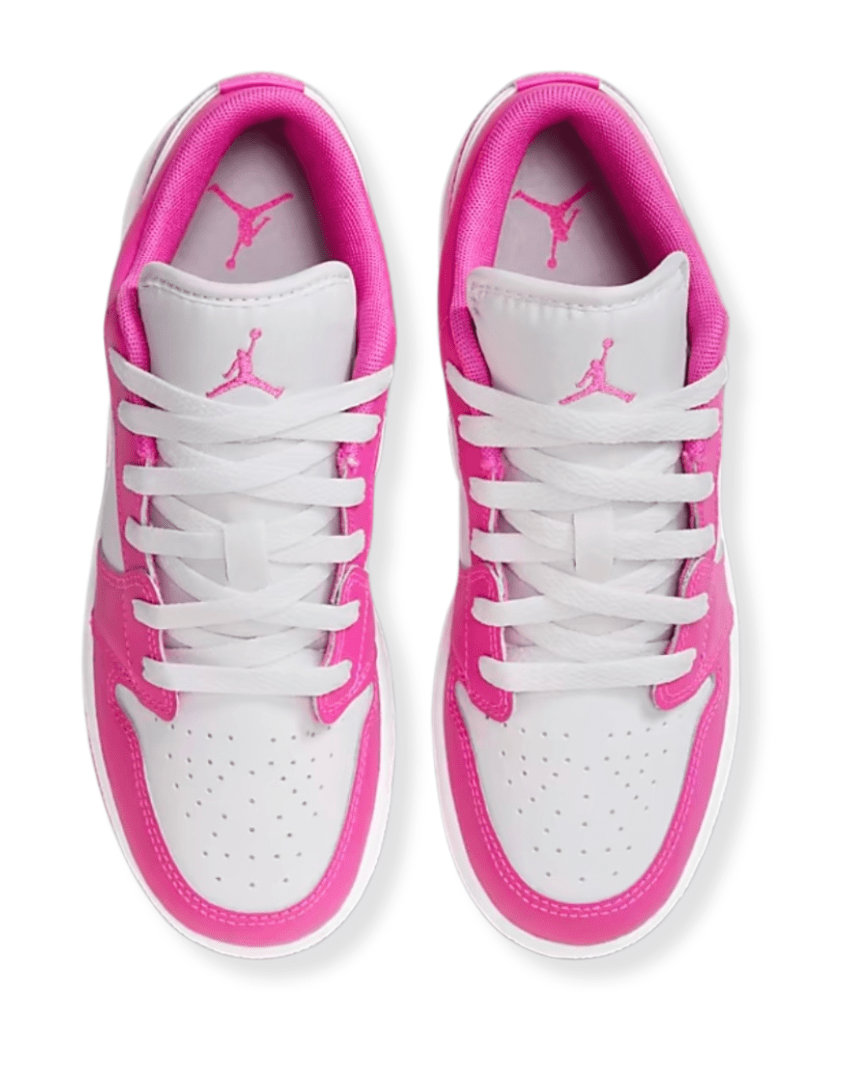 RTS Jordan 1 - White/Fire Pink/Fuchsia - Size US 6.5/5Y* - It's Crystalicious®