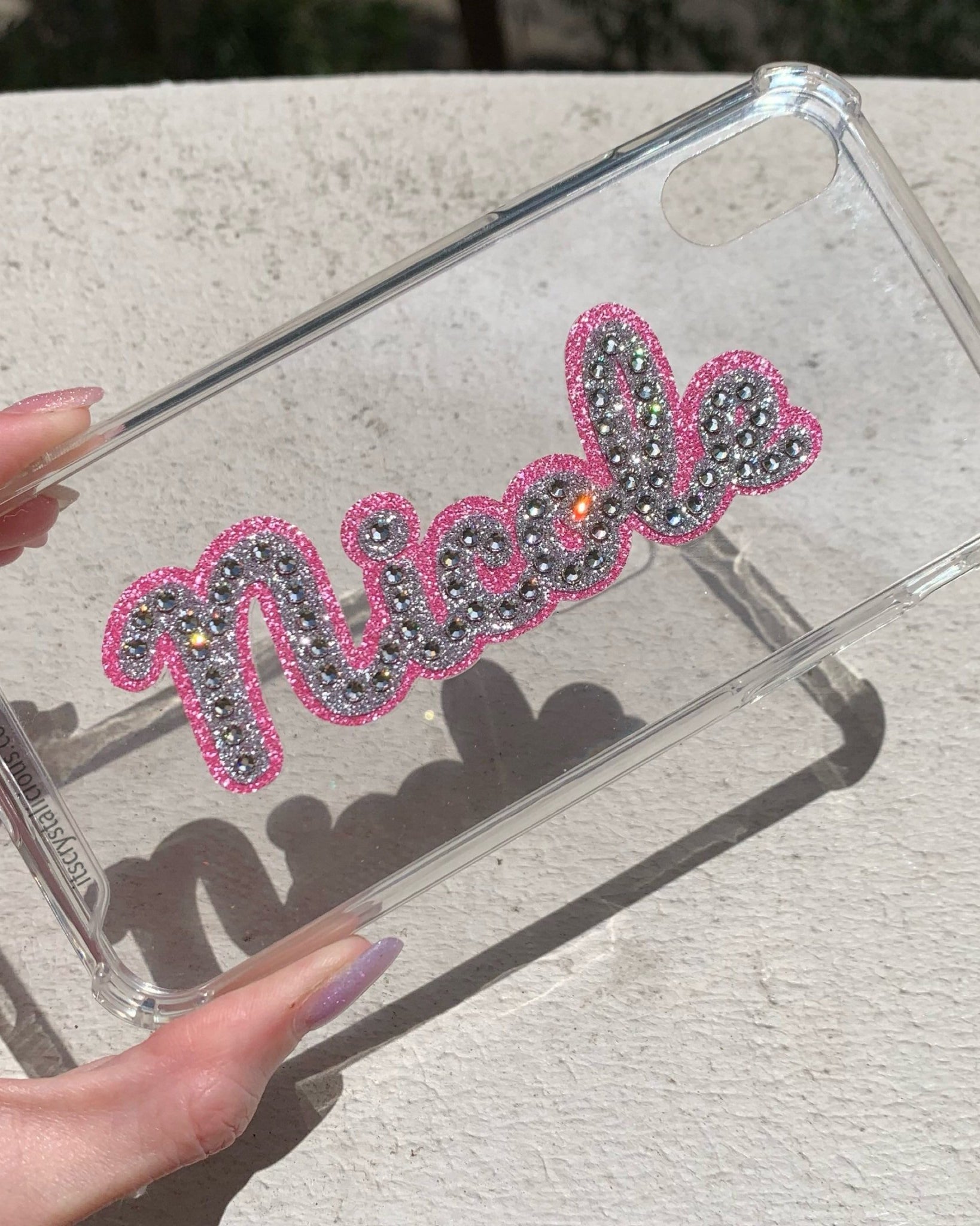 Pink Crystal Name Decal Cover * - It's Crystalicious®