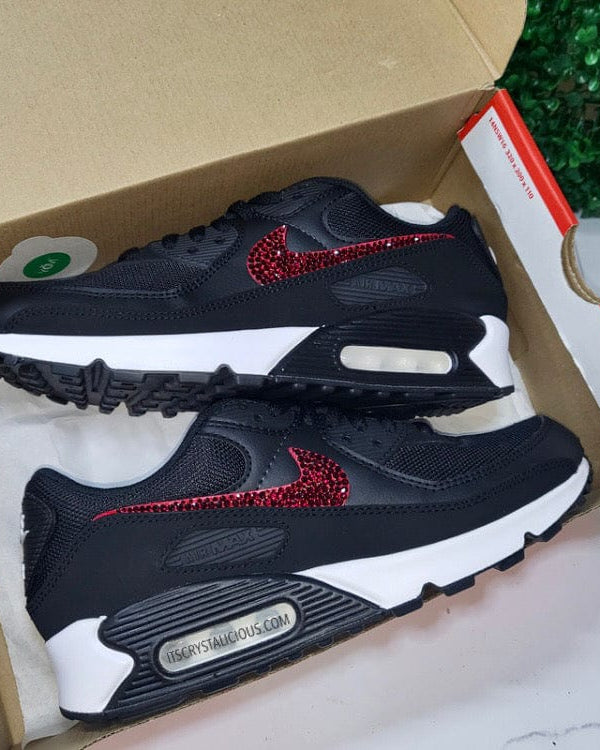 Nike Air Max 90 - Black/White/Siam* - It's Crystalicious®