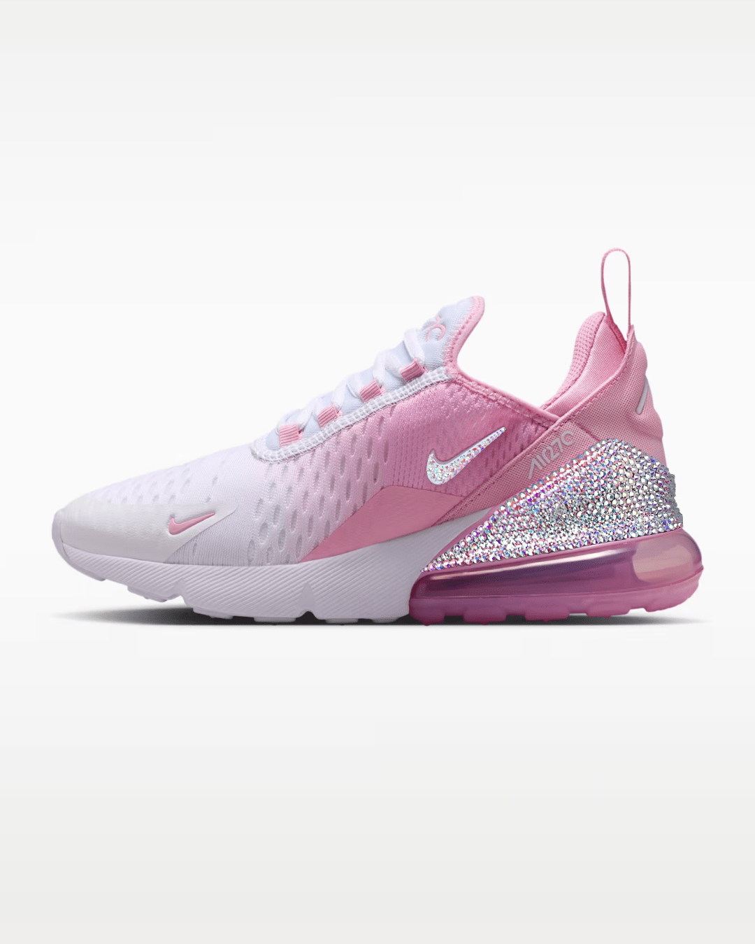 Nike Air Max 270 Pink Rise Crystals - It's Crystalicious®