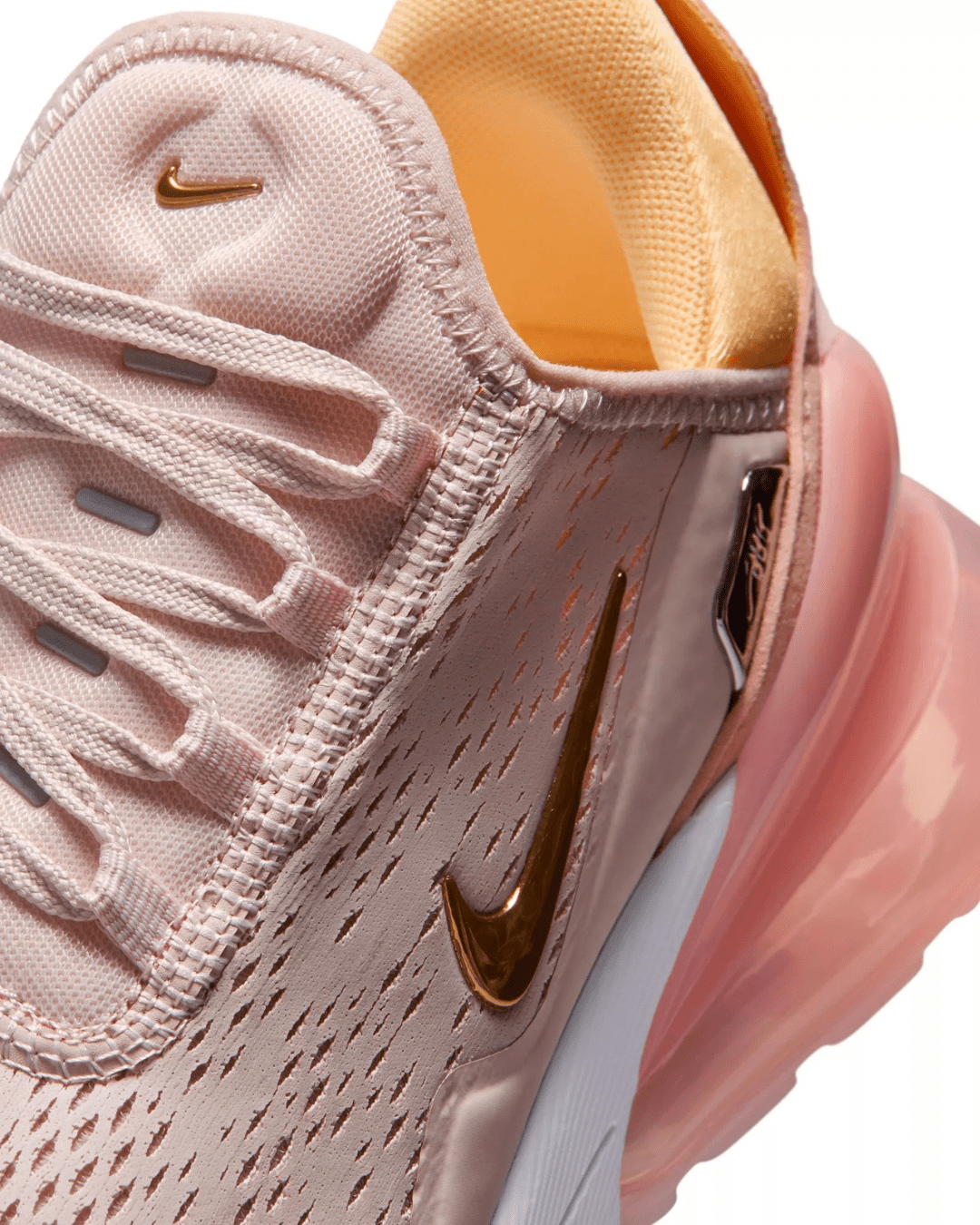 Nike Air Max 270 Premium - Tangerine Custom Crystal - It's Crystalicious®