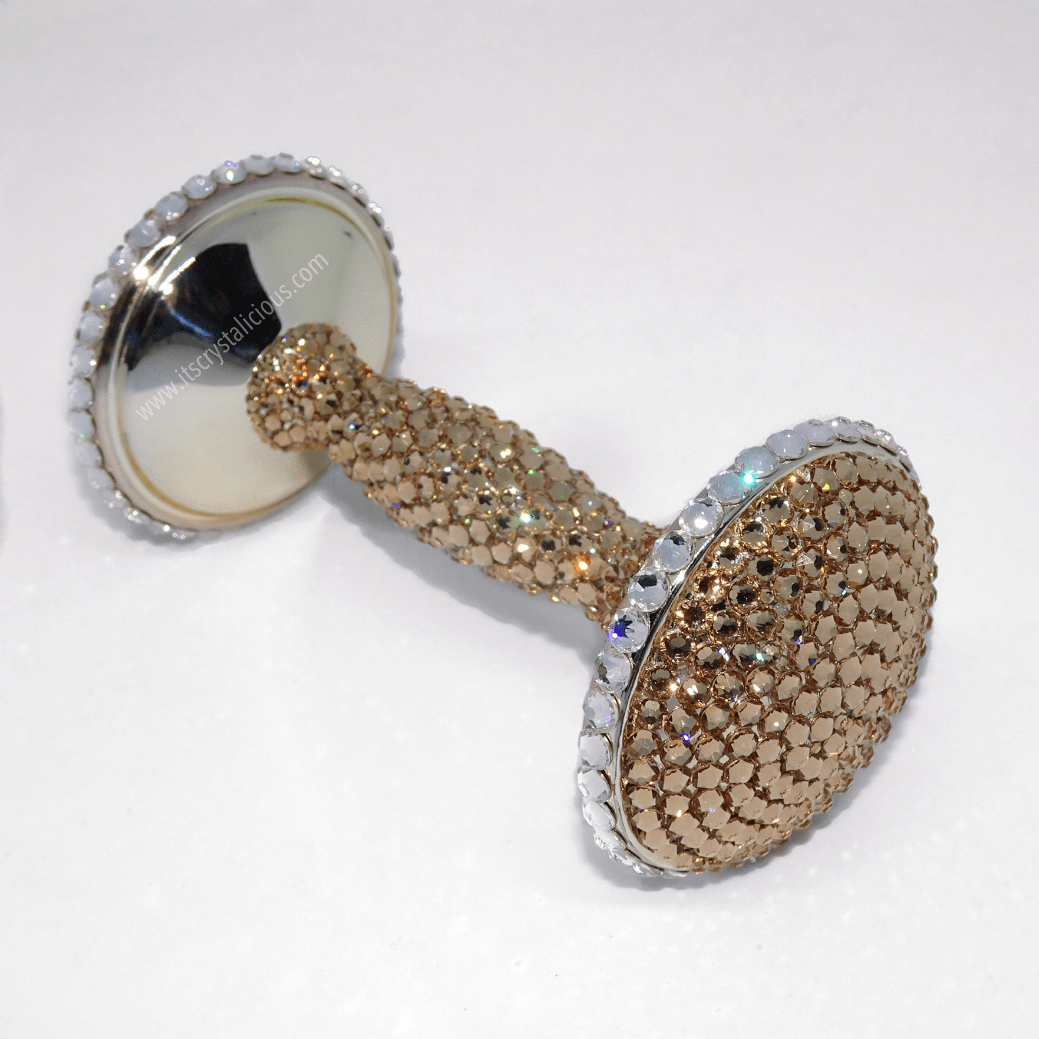 Crystalicious® Stainless Steel Baby Rattle * - It's Crystalicious®