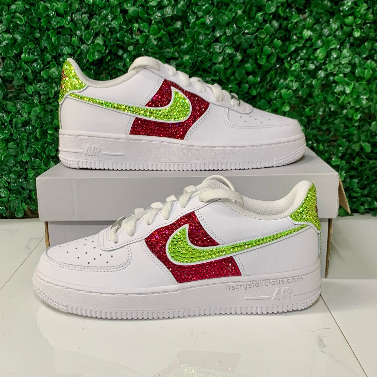 custom air force 1 crystal