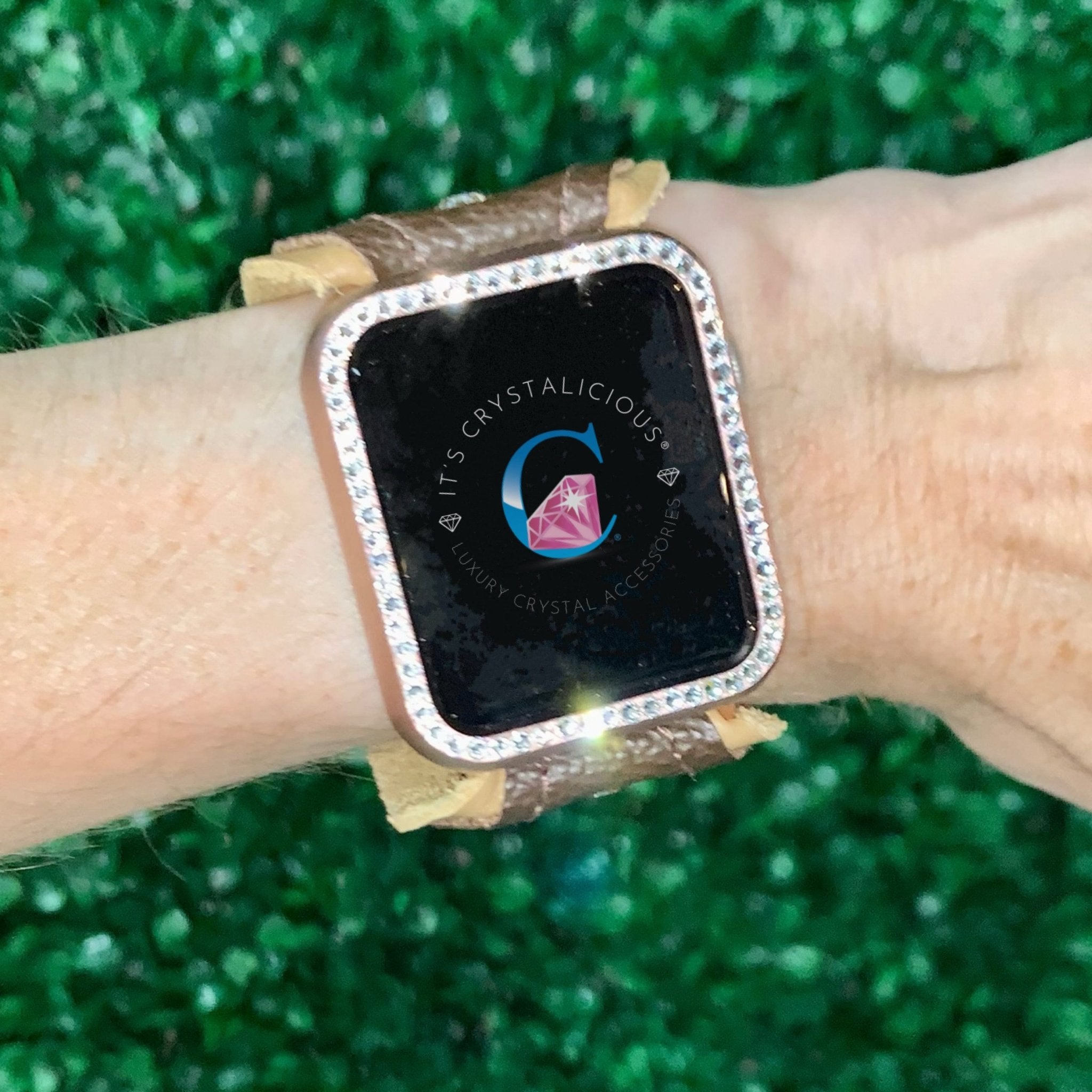 RTS Apple Watch Cover - Rose Gold/Crystal - Minimal * - It's Crystalicious®