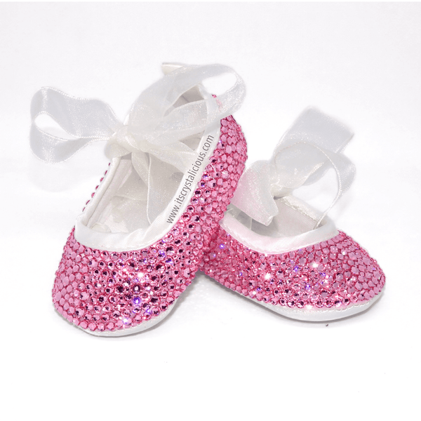 Baby Christening Flowergirl Pre-walker Pram Shoes * - It's Crystalicious®