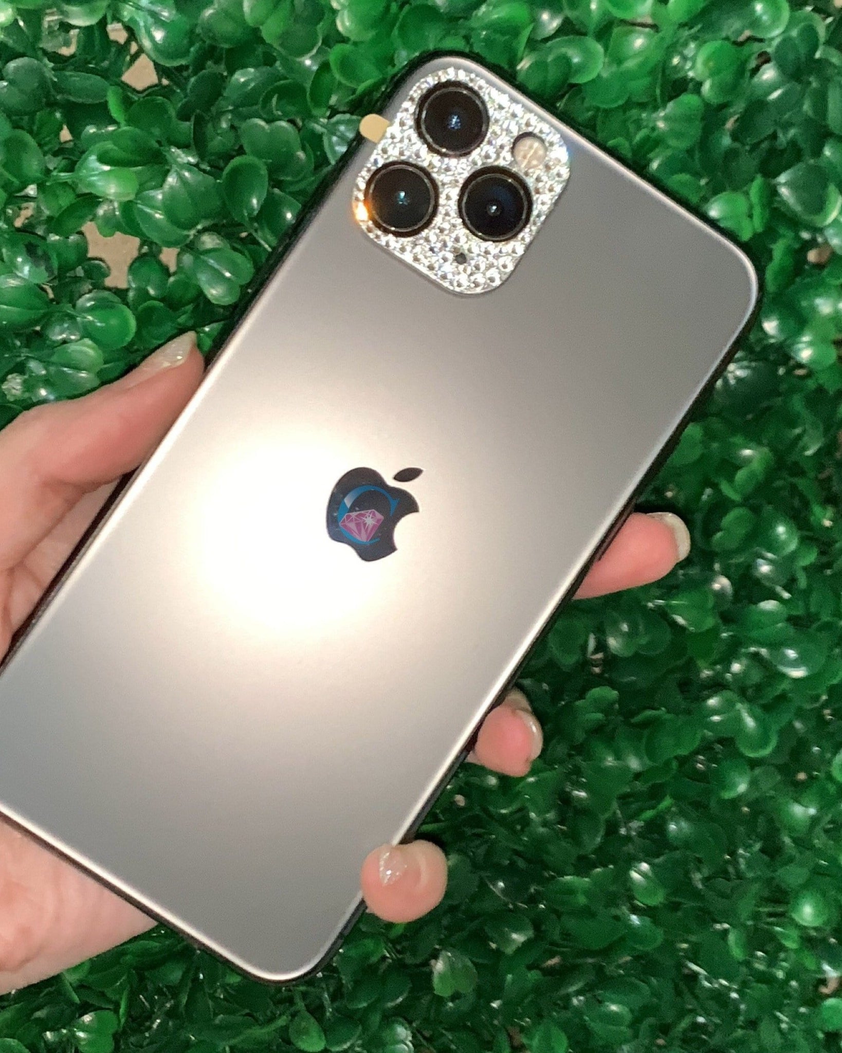 iPhone Lens Cover - Silver/Crystal* - It's Crystalicious®