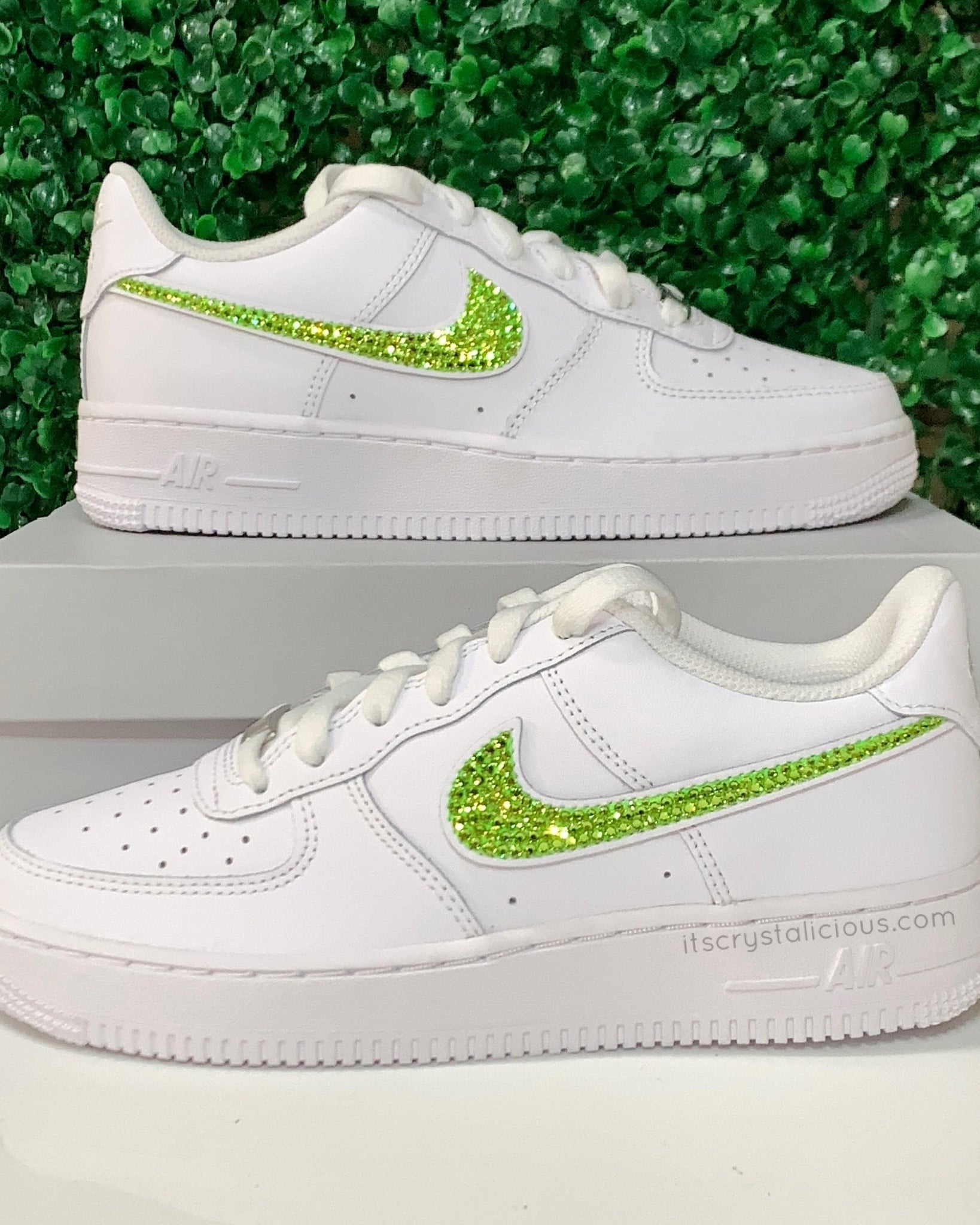 Older Kids - Nike Air Force 1 - Limecicle* - It's Crystalicious®