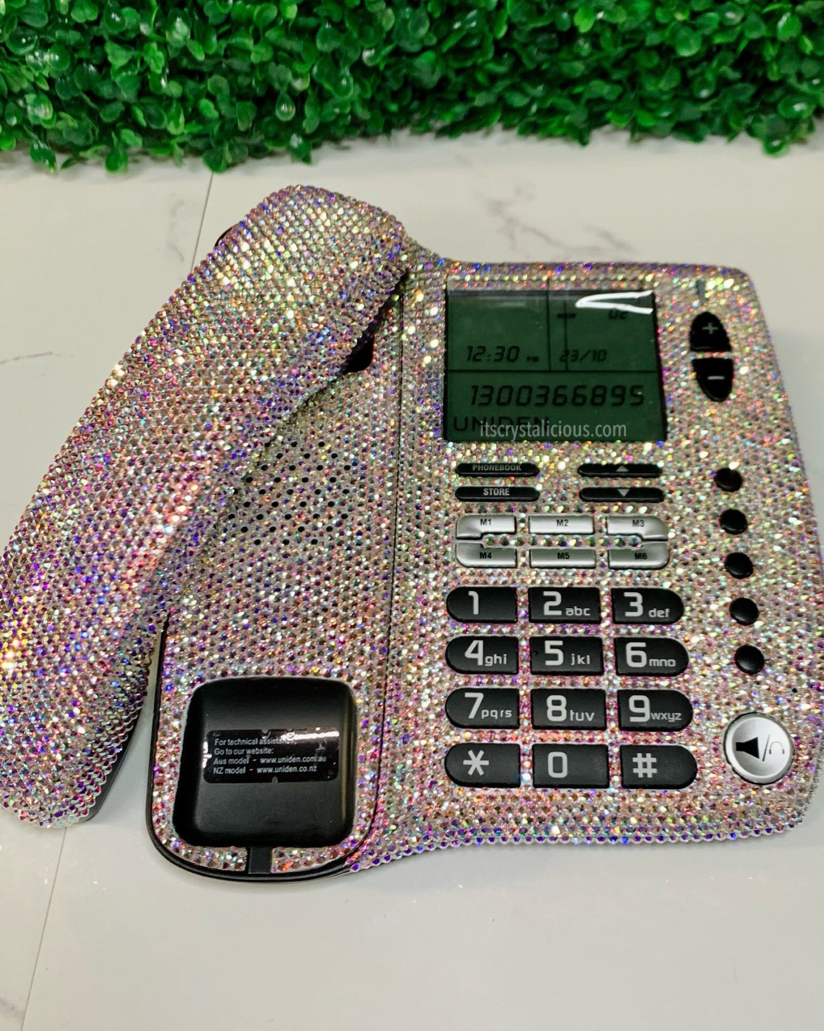 Crystalicious® Desk Phone - Crystal AB * - It's Crystalicious®