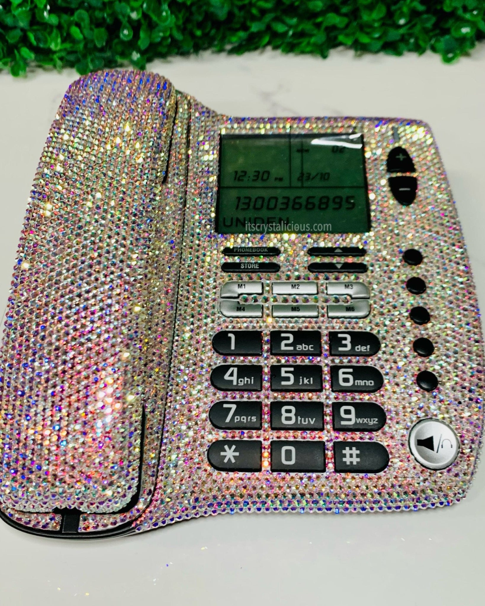 Crystalicious® Desk Phone - Crystal AB * - It's Crystalicious®