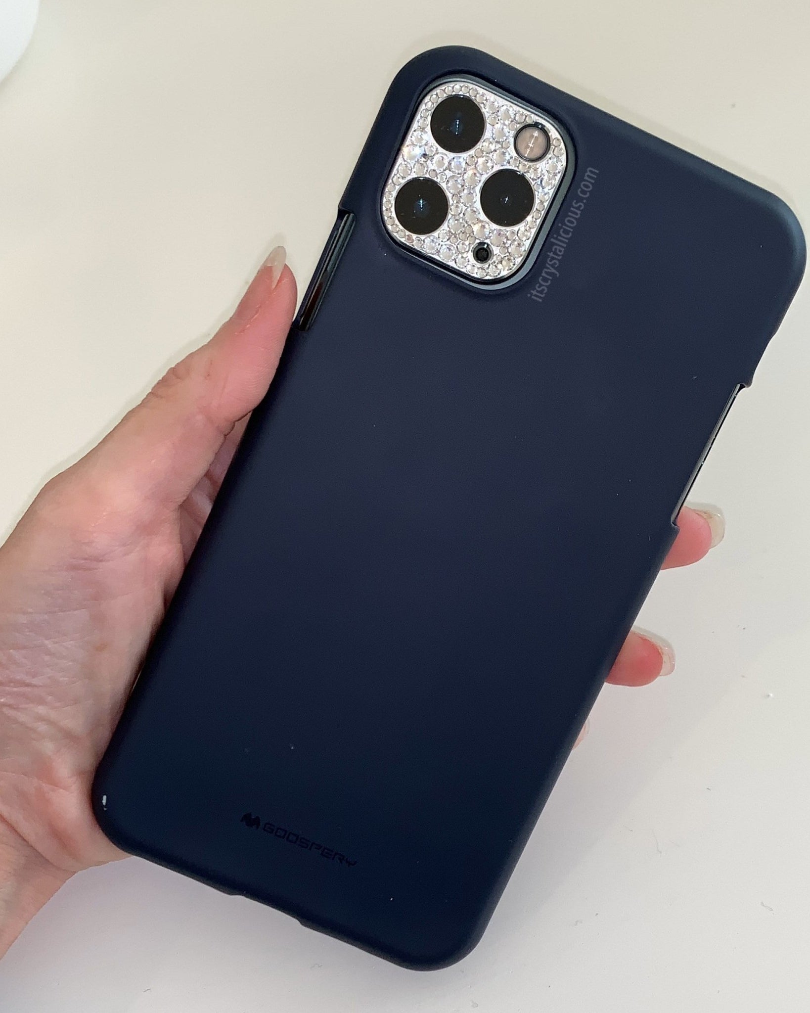 iPhone Lens Cover - Silver/Crystal* - It's Crystalicious®