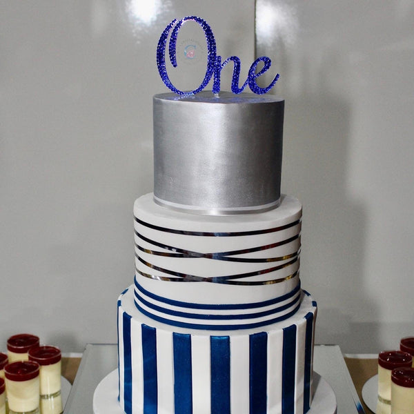 Written Number Cake Topper - S/S *