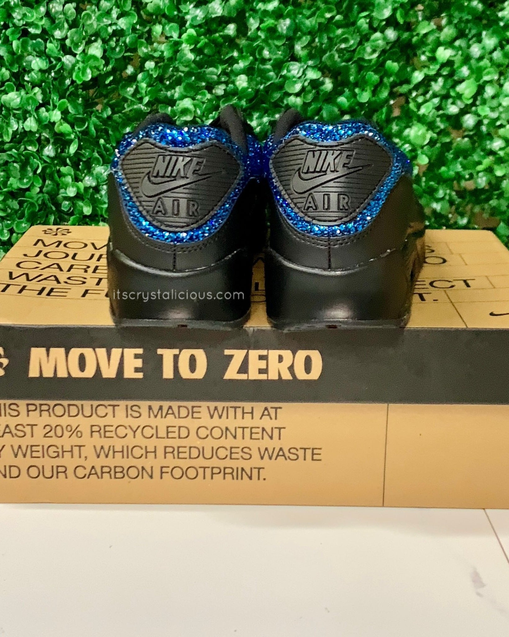 Nike Air Max 90 - Black/Capri Blue* - It's Crystalicious®