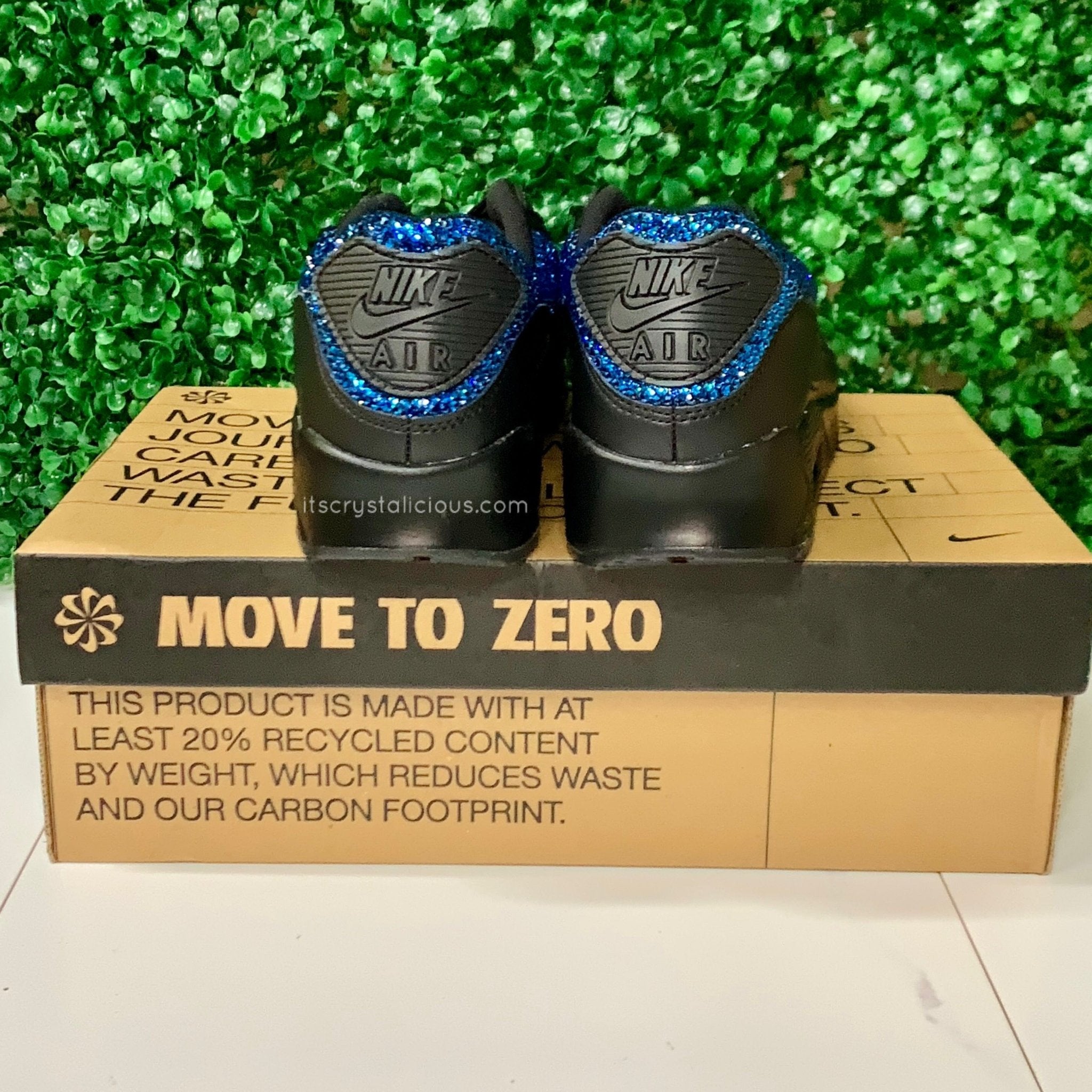 Nike Air Max 90 - Black/Capri Blue* - It's Crystalicious®