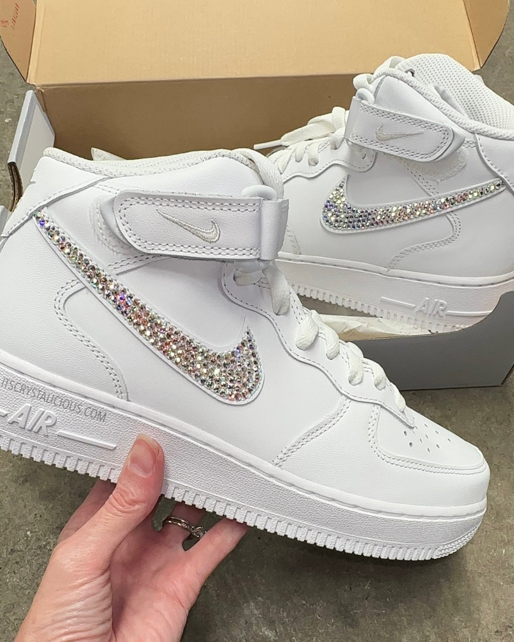 Nike Air Force 1 Mids - Crystal AB* - It's Crystalicious®