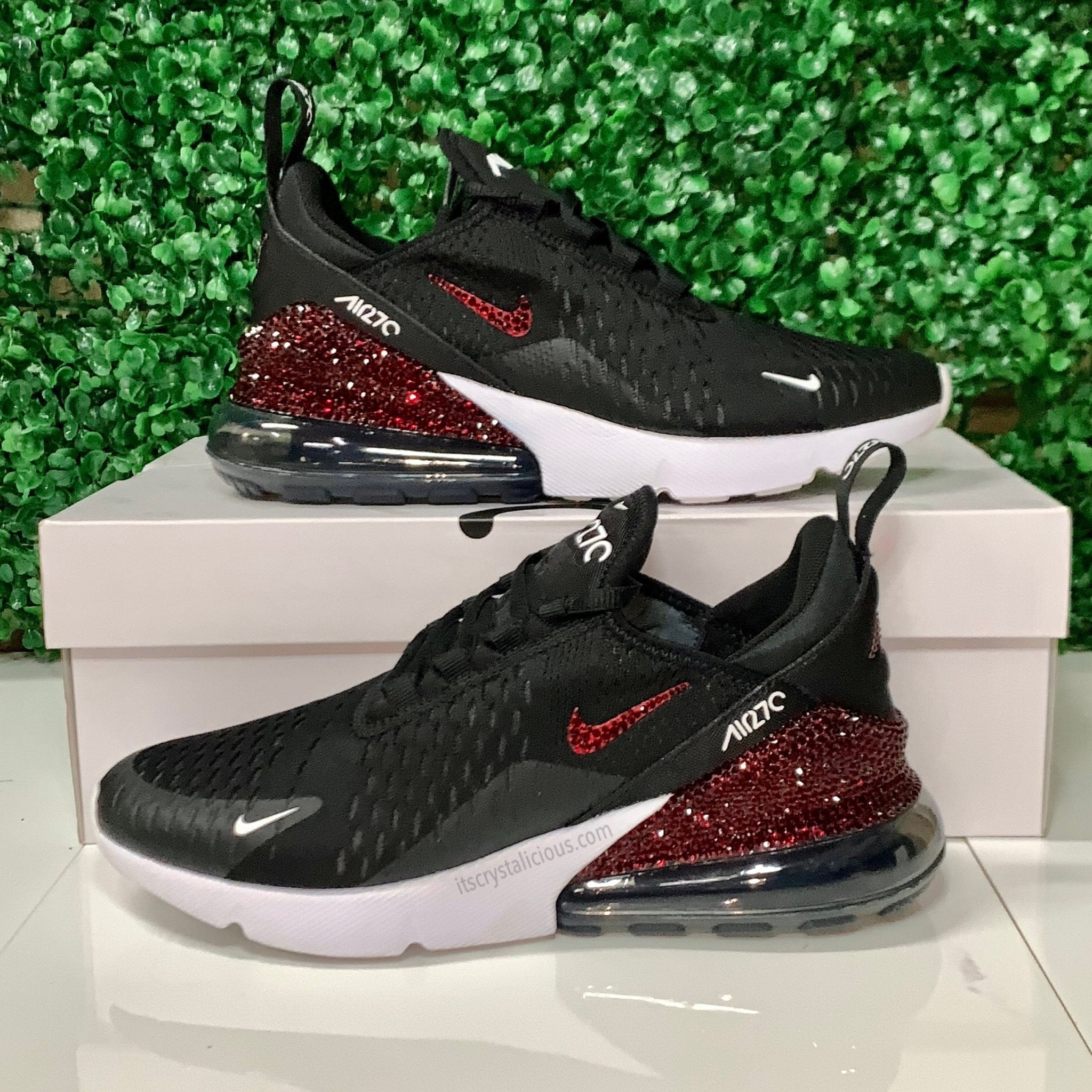 Nike Air Max 270 Black/White/Siam * - It's Crystalicious®