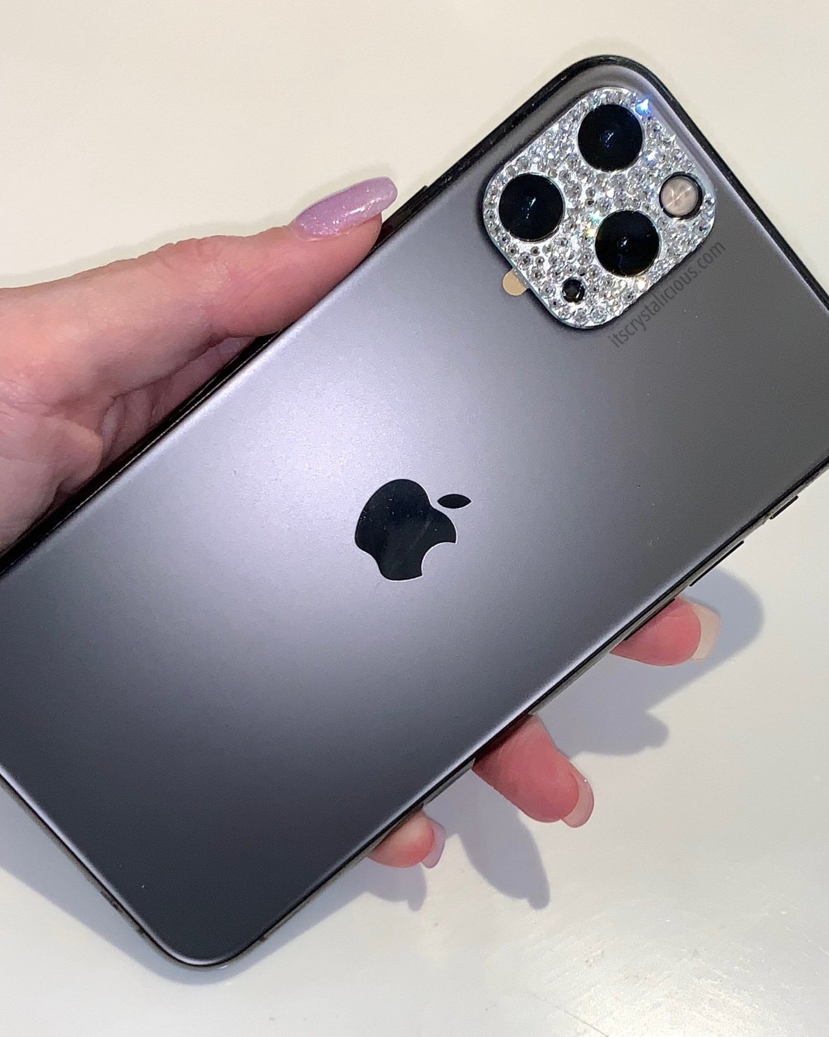 iPhone Lens Cover - Silver/Crystal* - It's Crystalicious®