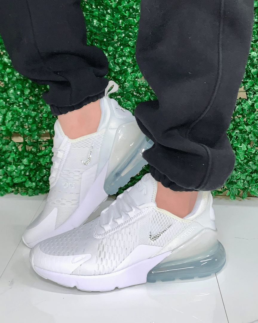 Nike Air Max 270 White/Crystal - Minimal* - It's Crystalicious®