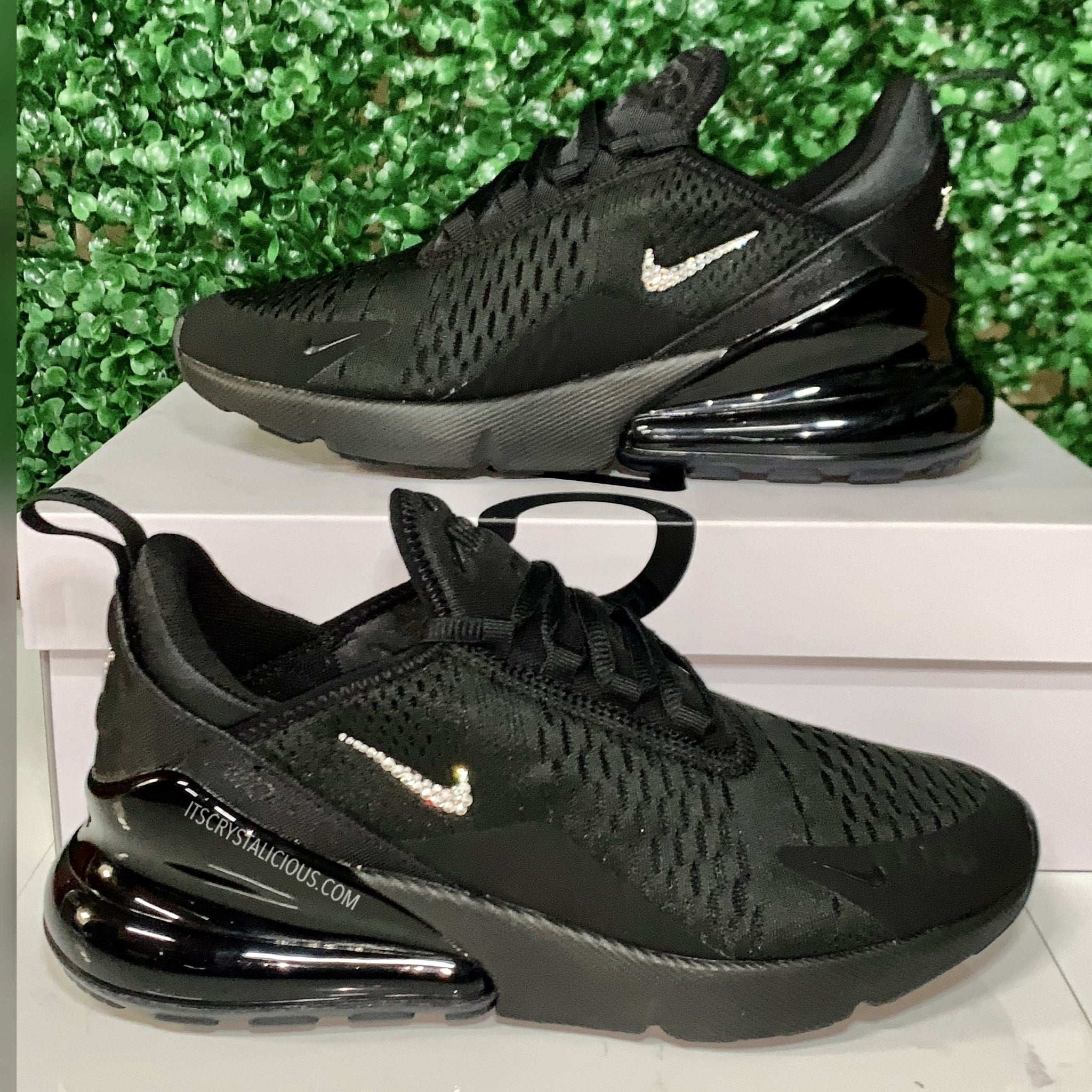 Nike Air Max 270 Triple Black/Crystal - Minimal * - It's Crystalicious®