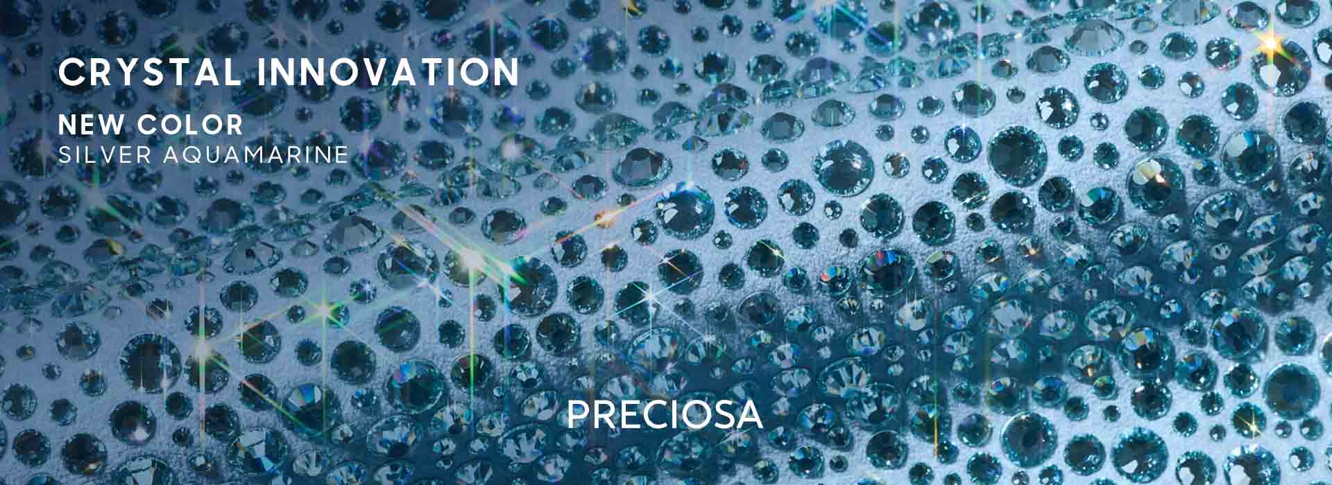 Silver Aquamarine Preciosa® Crystals – The New Cool Toned Blue Crystal Colour - It's Crystalicious®