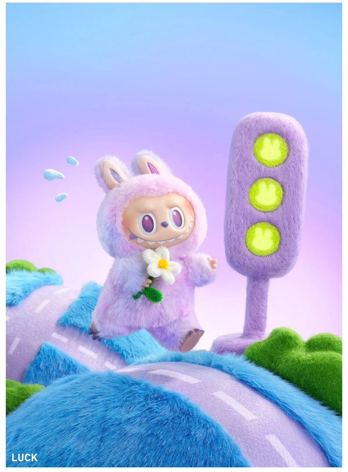 LUCK - Crystal LABUBU THE MONSTERS - Big Into Energy Vinyl Face * - It's Crystalicious®