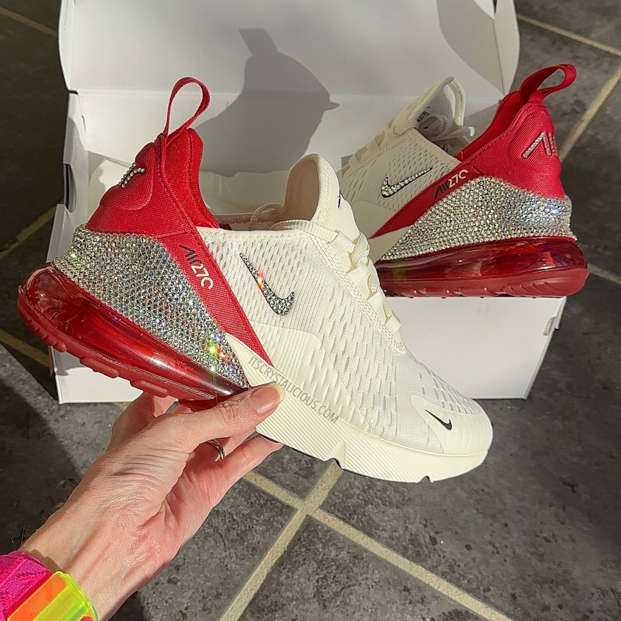 Nike Air Max 270 Gym Red/Sail * - It's Crystalicious®