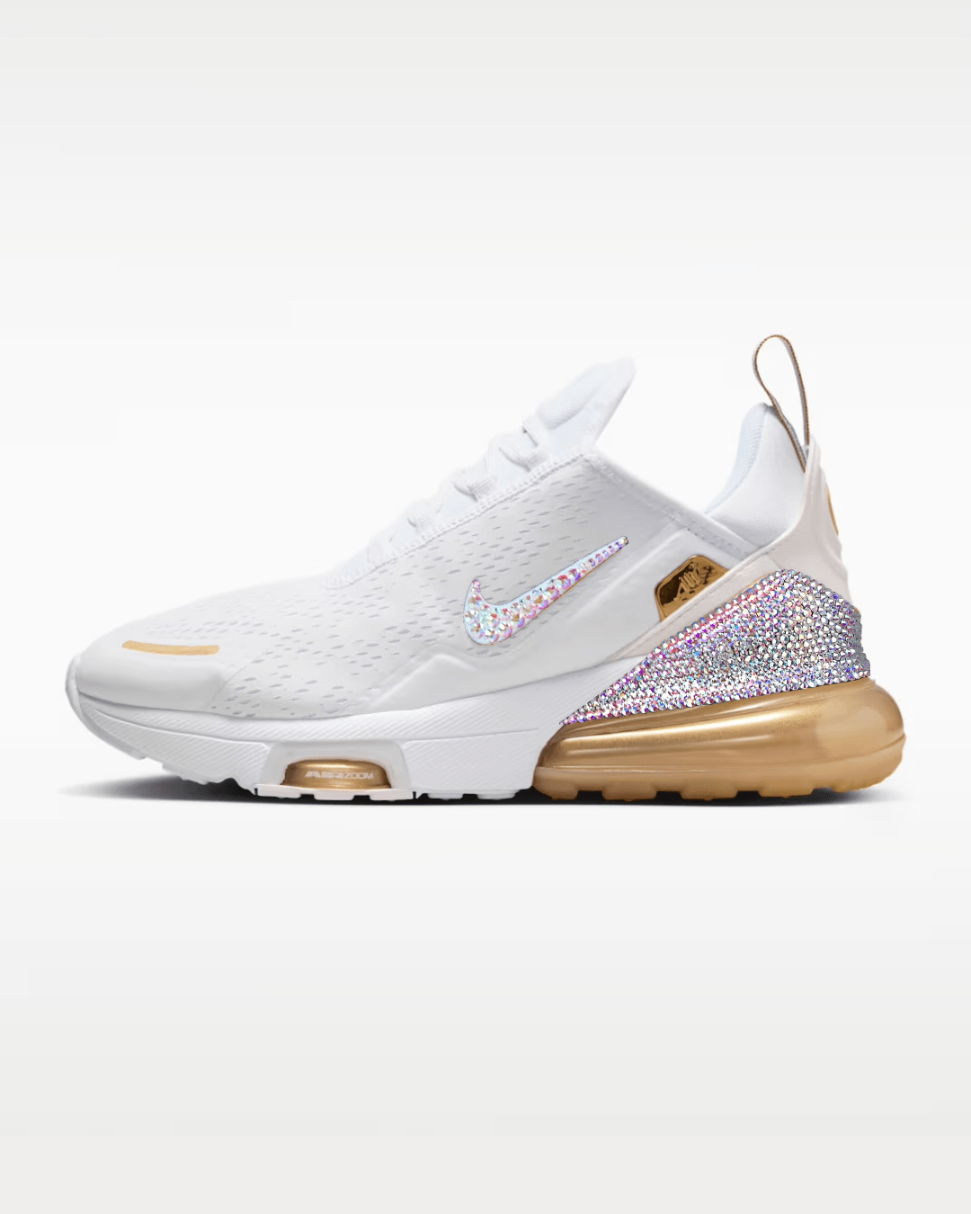 Nike Air Max 270 Premium - Team Gold Custom Crystal* - It's Crystalicious®