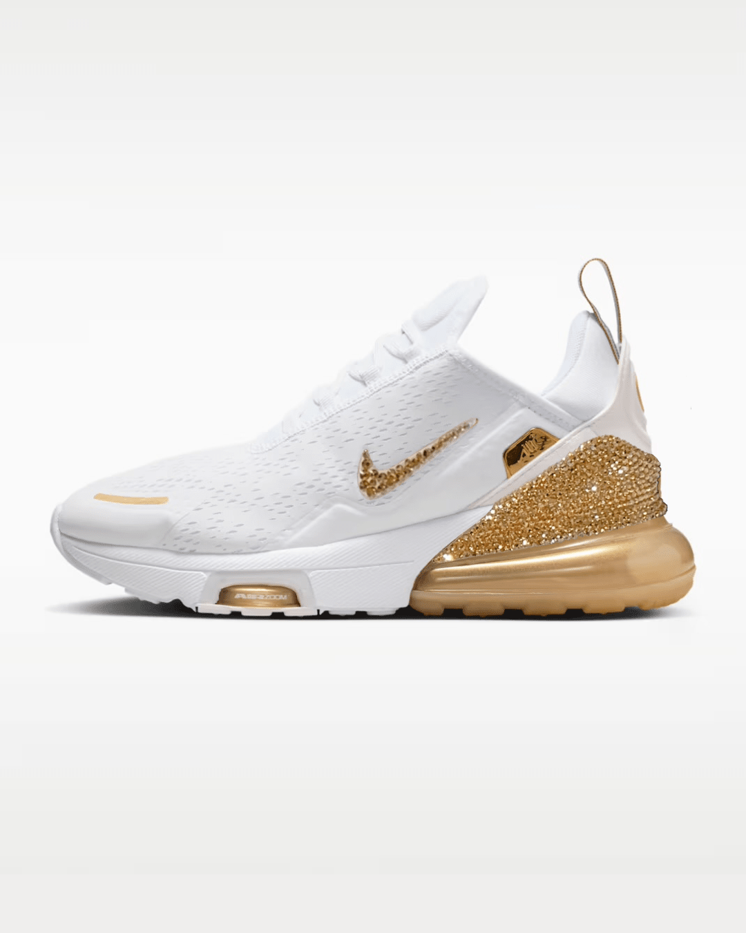 Nike Air Max 270 Premium - Team Gold Custom Crystal* - It's Crystalicious®