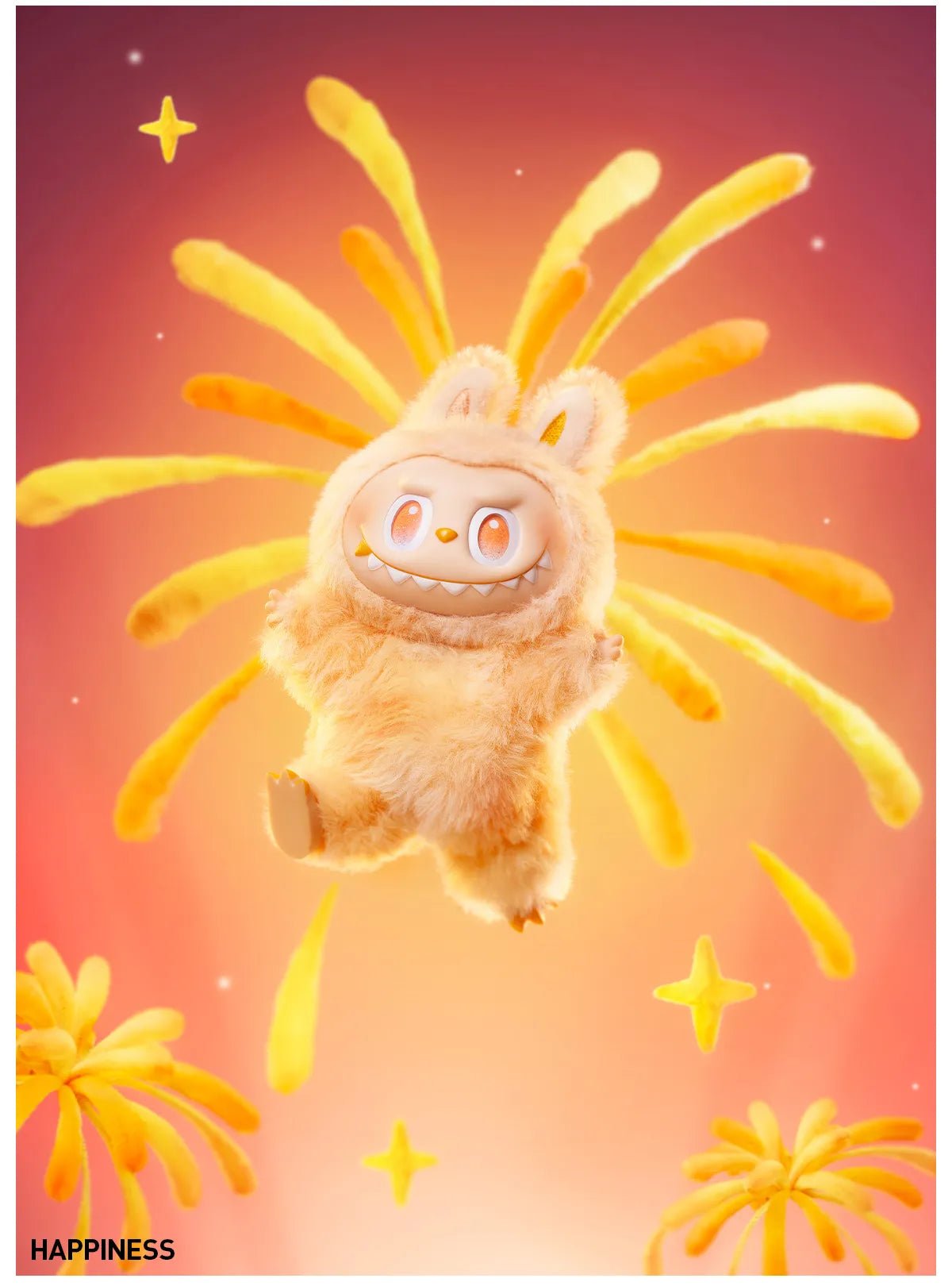 HAPPINESS Crystal LABUBU THE MONSTERS - Big Into Energy Vinyl Face * - It's Crystalicious®