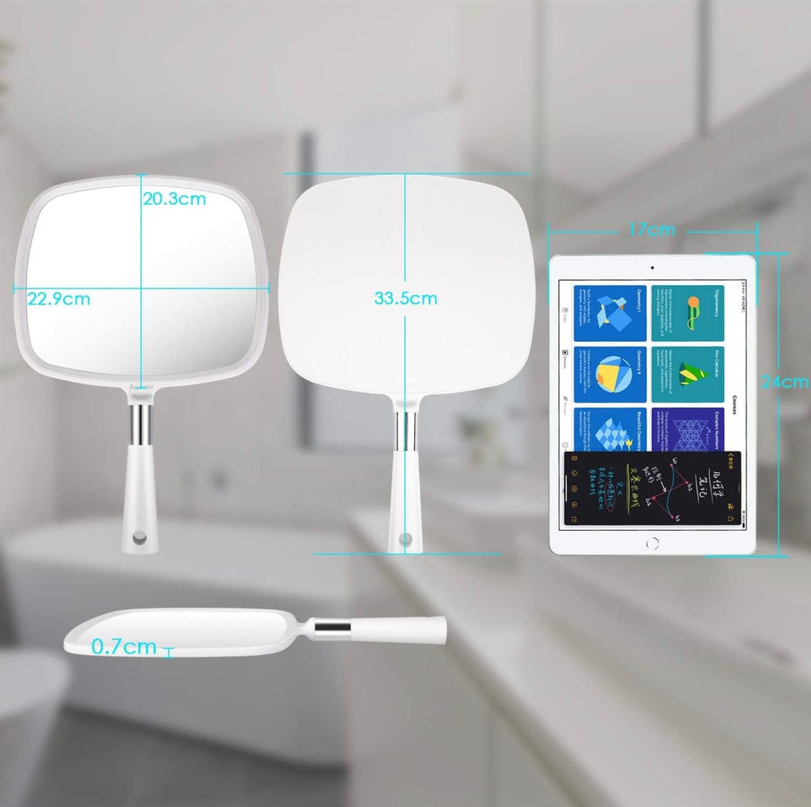 Handheld Crystal Make up Mirror * - It's Crystalicious®