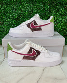 Nike Air Force 1 - Amethyst/Fuchsia/Limecicle (Max Crystal Bling)* - It's Crystalicious®