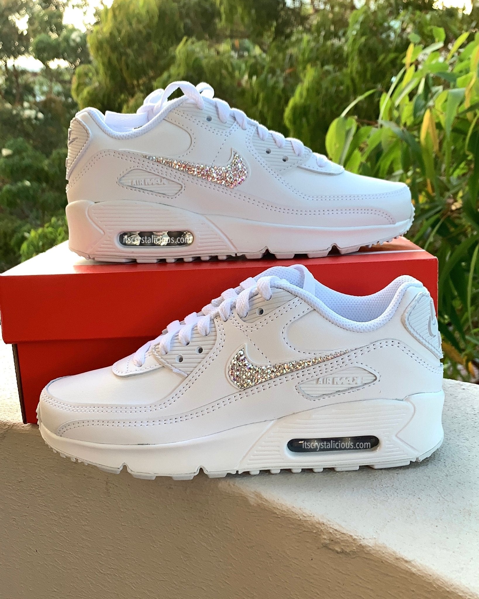 Nike Air Max 90 - White/Crystal AB* - It's Crystalicious®