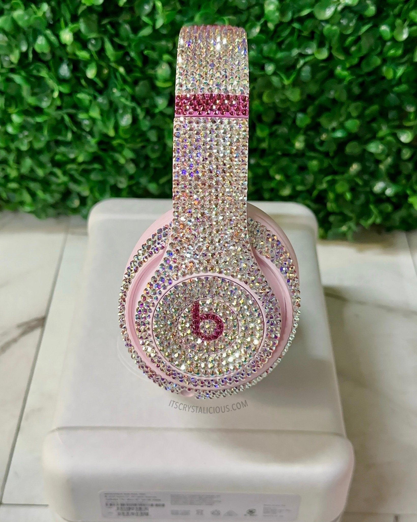 Limited Edition Soft Pink Beats By Dre Crystal Headphones - Studio Pro * - It's Crystalicious®