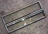 RTS - Set of 2 - Crystal Clear Slimline Number Plate Frame Covers - 2 rows *
