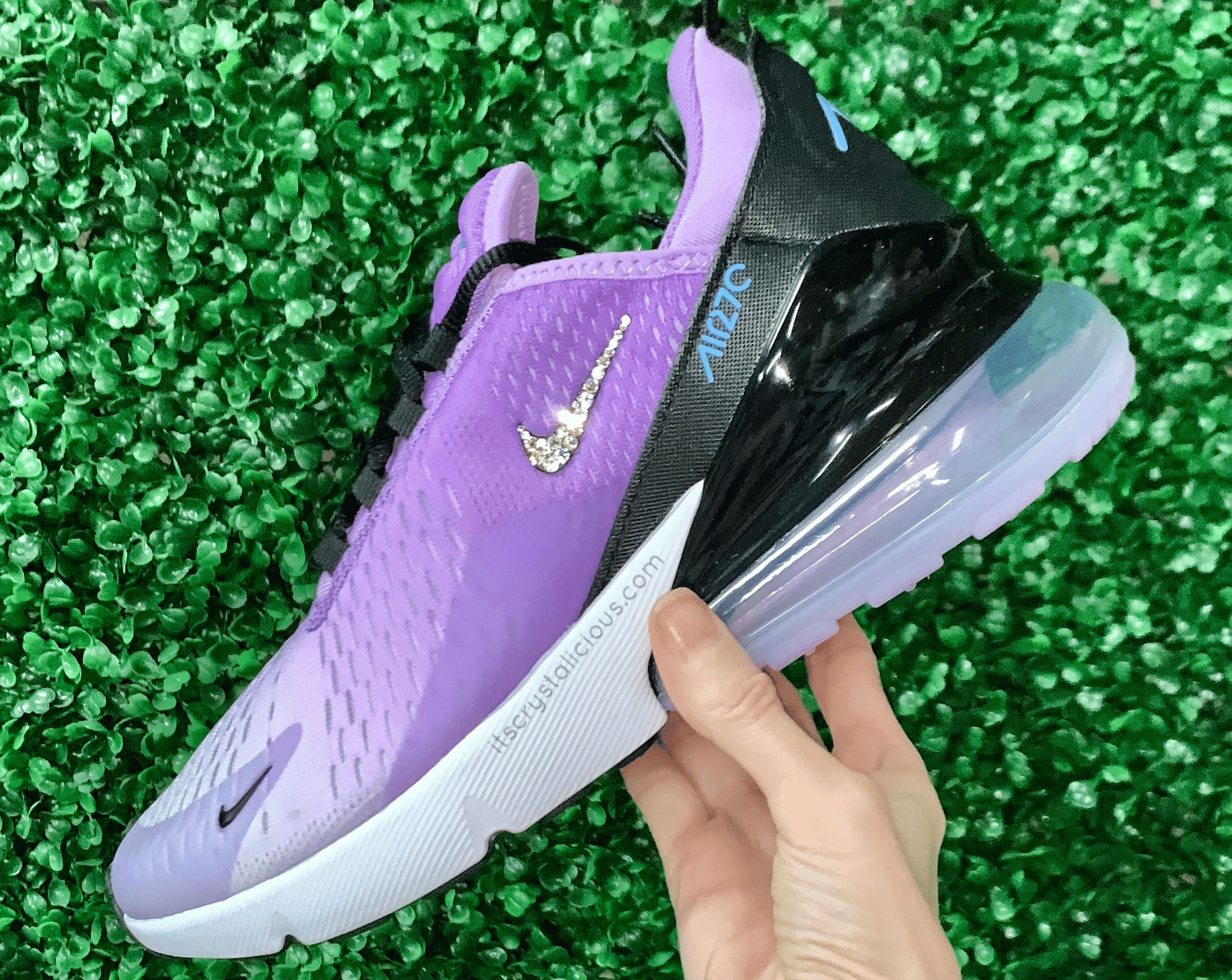 Custom crystal embellished Nike Air Max 270– It's Crystalicious®