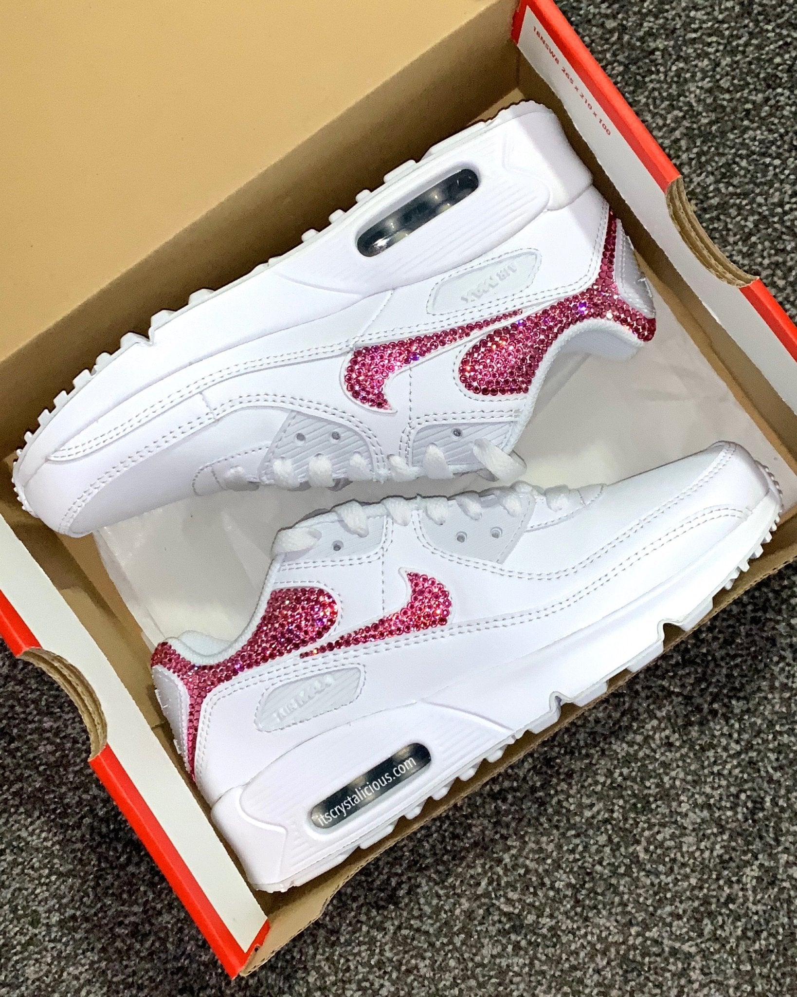 Nike Air Max 90’s - Rose/Rose * - It's Crystalicious®