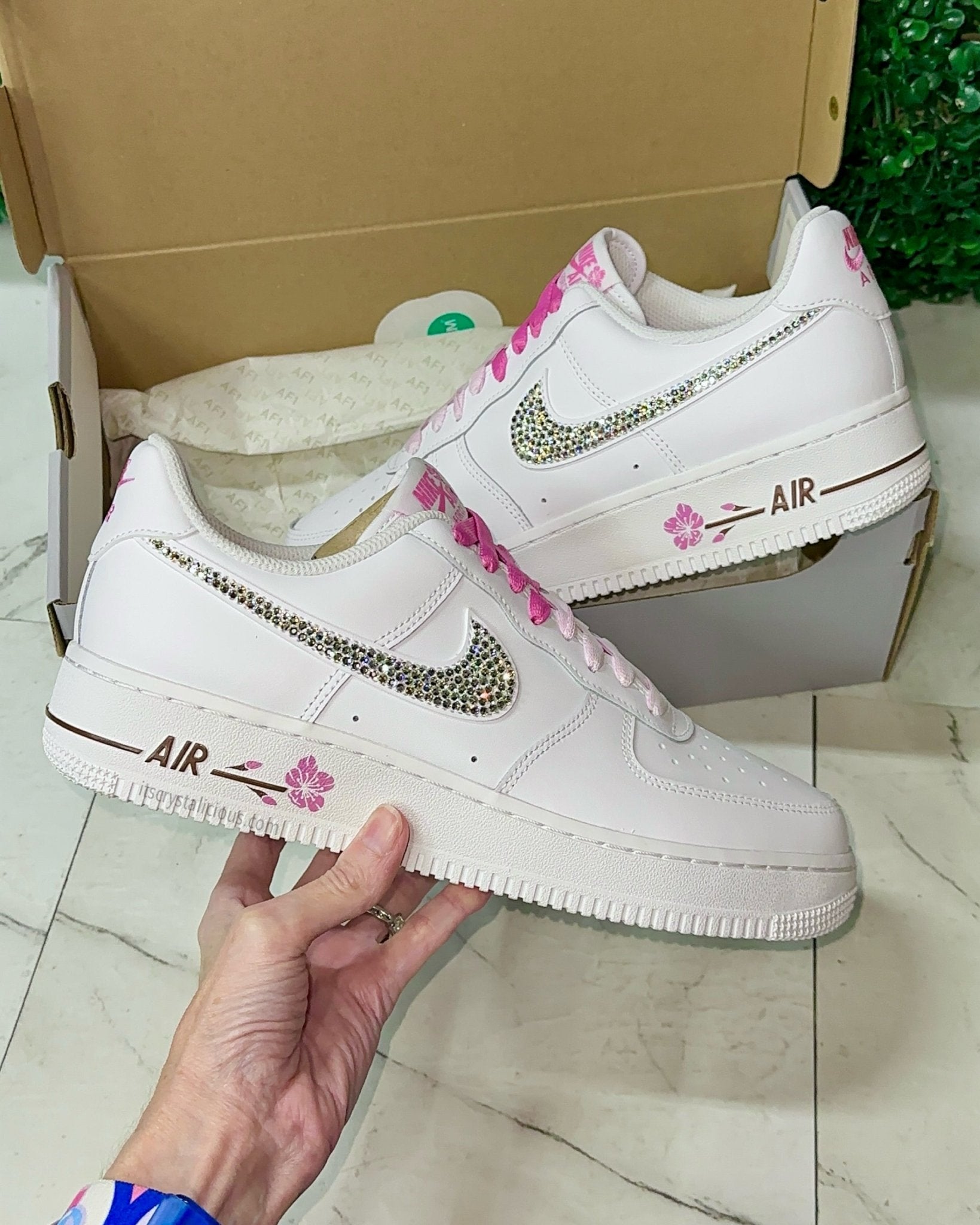 Nike Air Force 1 - Cherry Blossom * - It's Crystalicious®