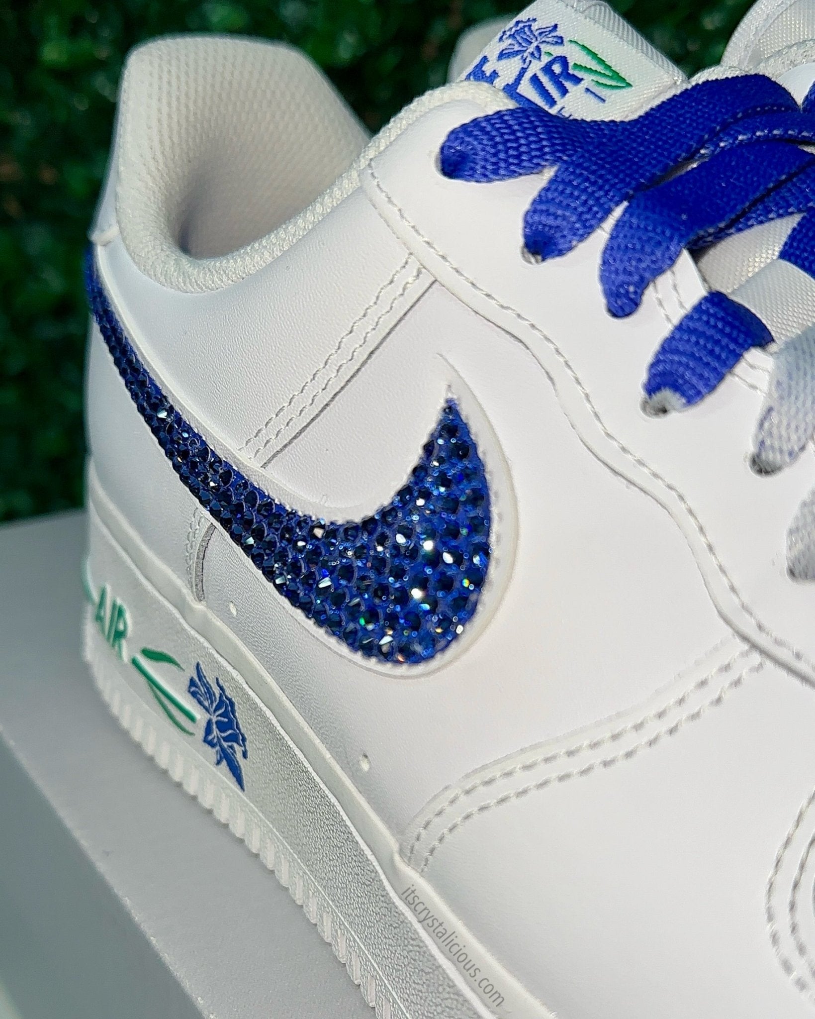 Nike Air Force 1 - Blue Hibiscus * - It's Crystalicious®