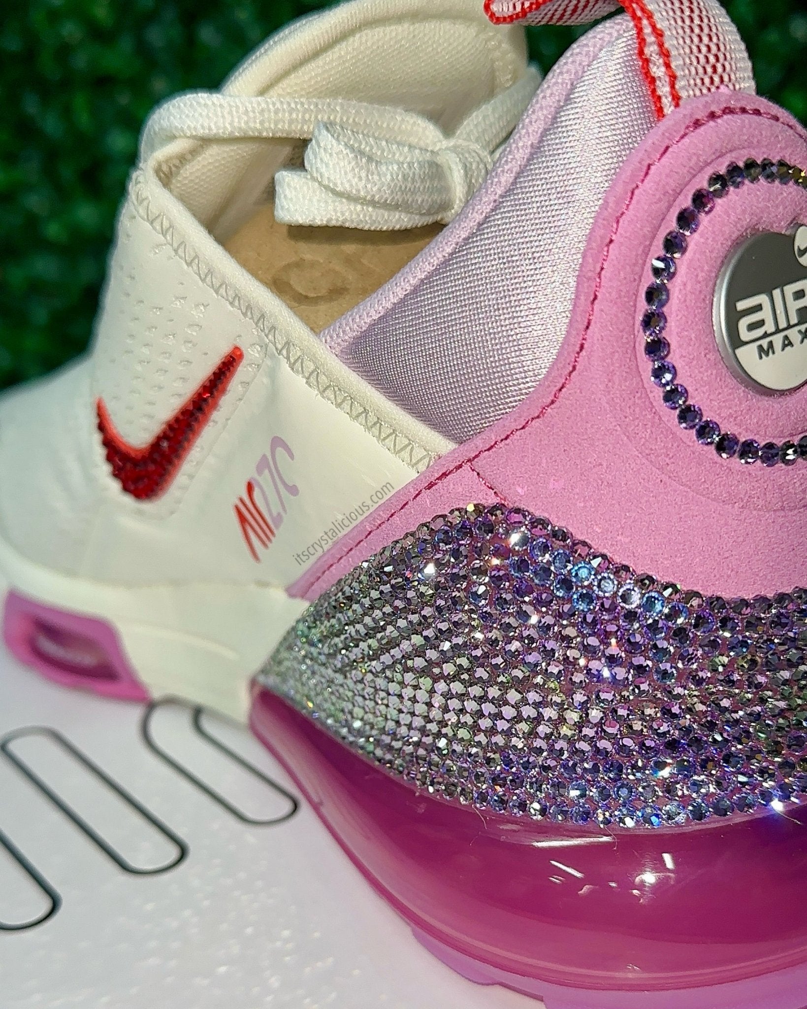 Nike Air Max 270 Premium - Light Magenta Custom Crystal - It's Crystalicious®