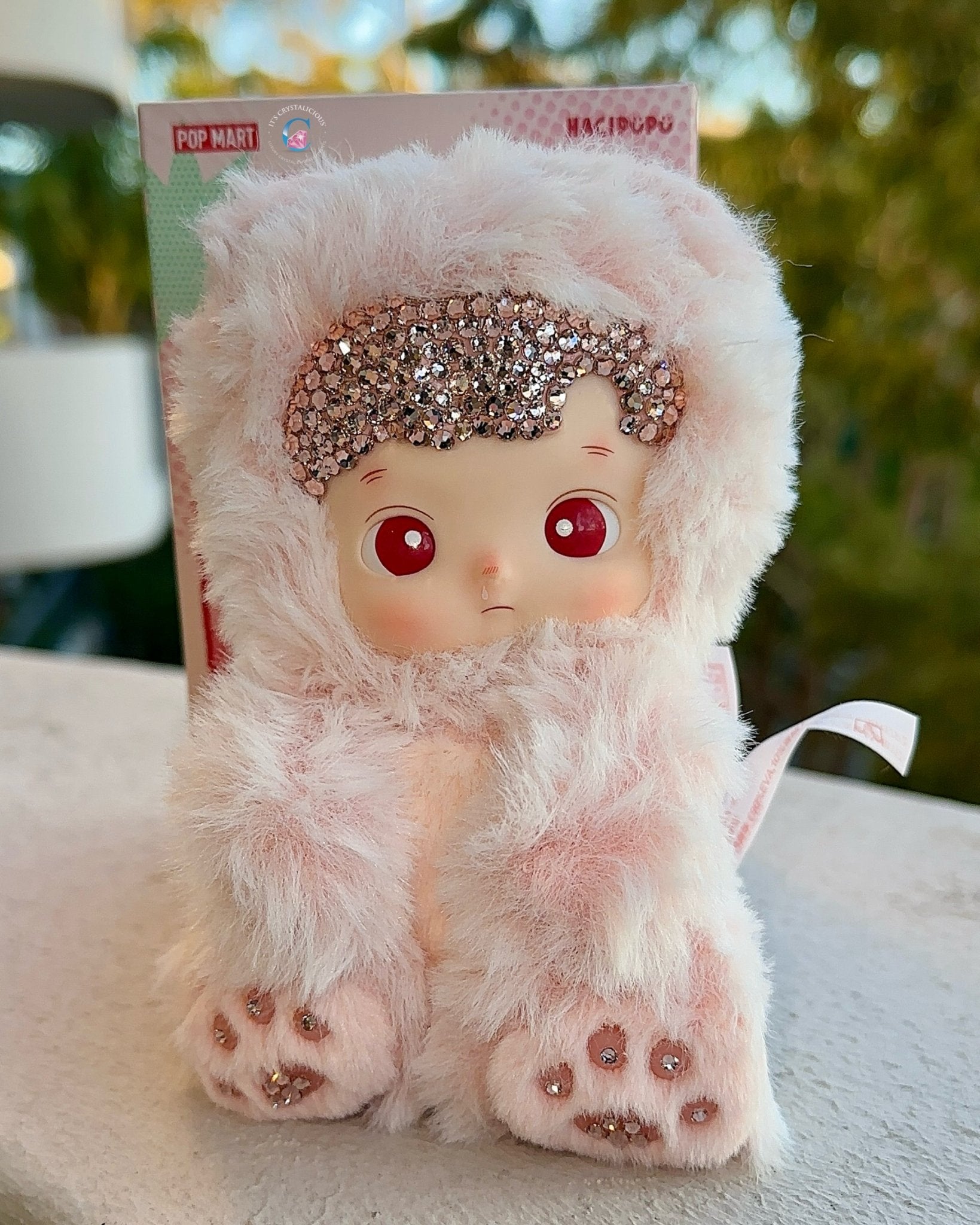 RTS - Peach - Crystal HACIPUPU Gummy Bear Series - Vinyl Plush Pendant* - It's Crystalicious®