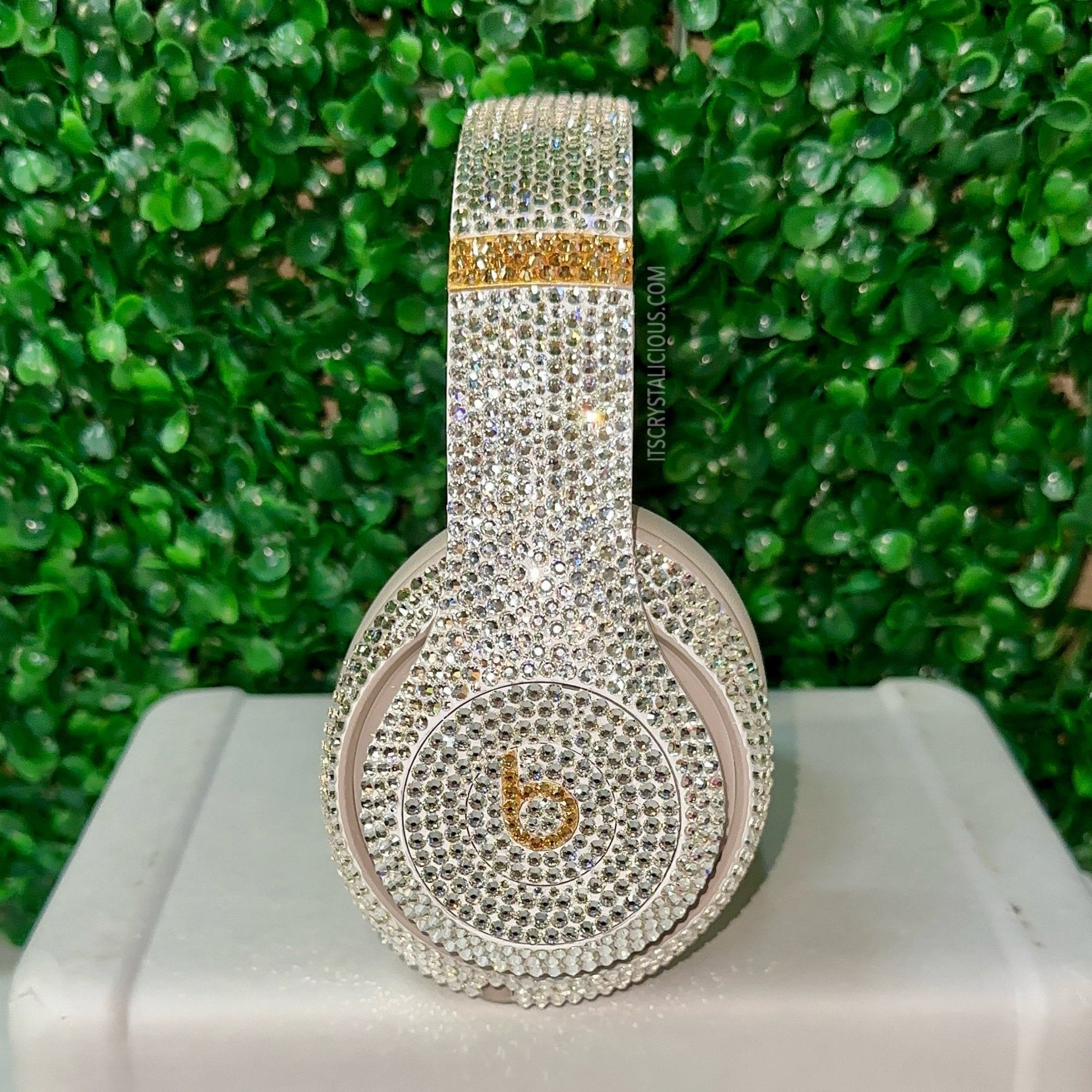 Studio Pro Beats By Dre Crystal Headphones - Sandstone/Crystal/Golden Honey * - It's Crystalicious®