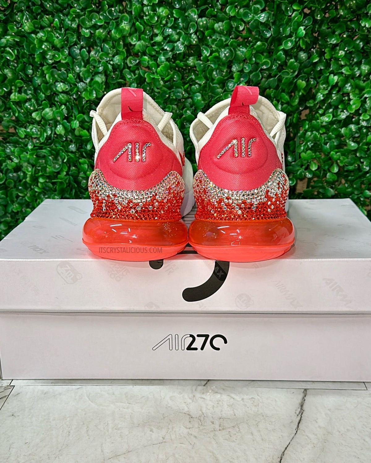 Nike Air Max 270 Sail/Hot Punch/Hyacinth/Crystal * - It's Crystalicious®