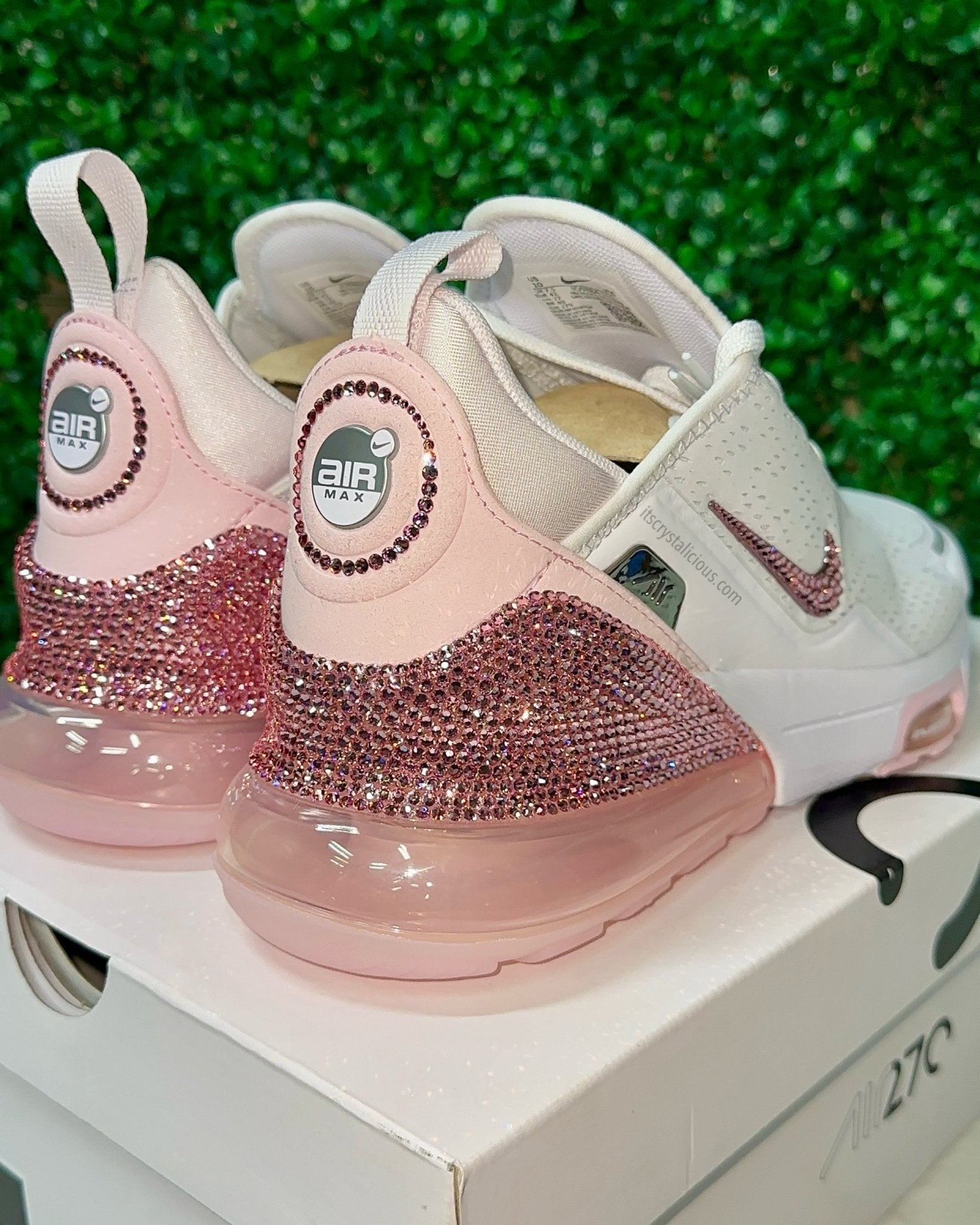 Nike Air Max 270 Premium - Pearl Pink Custom Crystal* - It's Crystalicious®