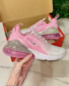 Nike Air Max 270 Pink Rise Crystals - It's Crystalicious®