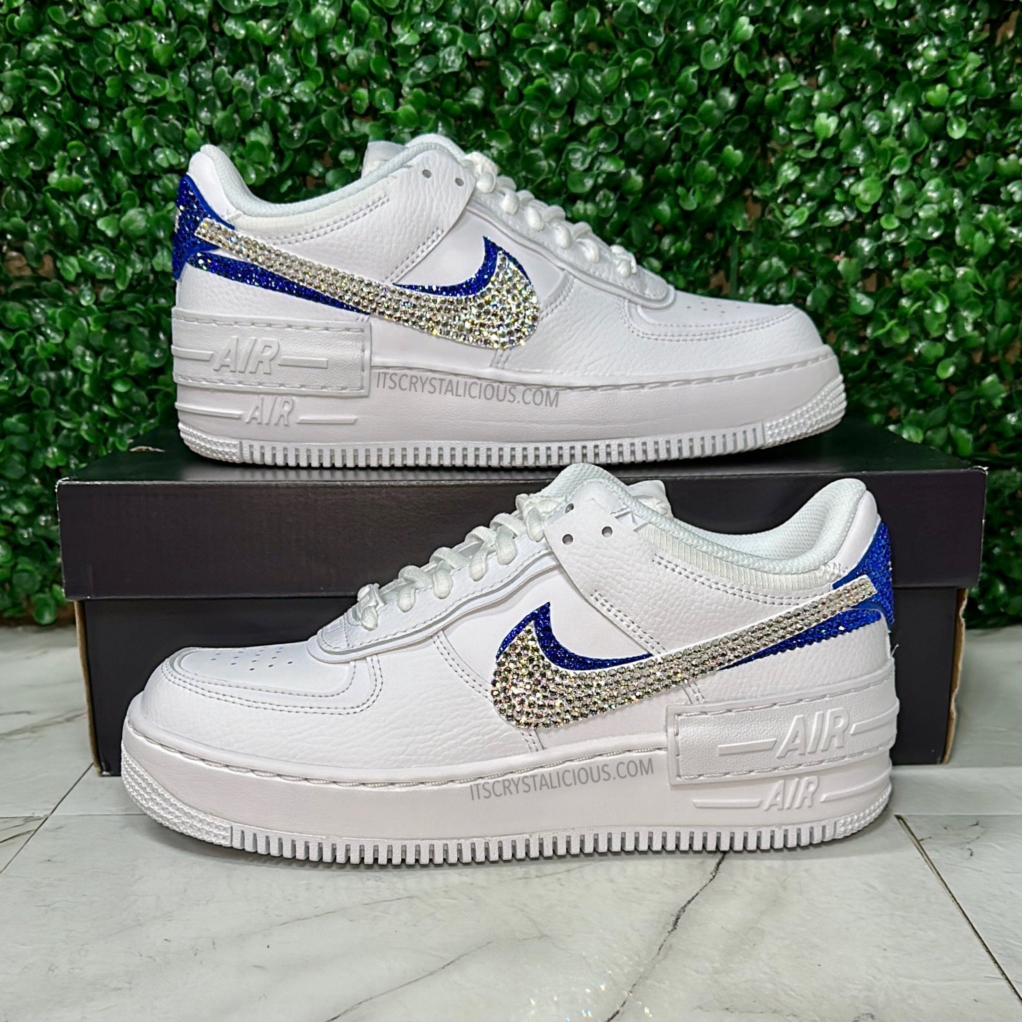 Nike Air Force 1 Shadow - Crystal/Sapphire * - It's Crystalicious®