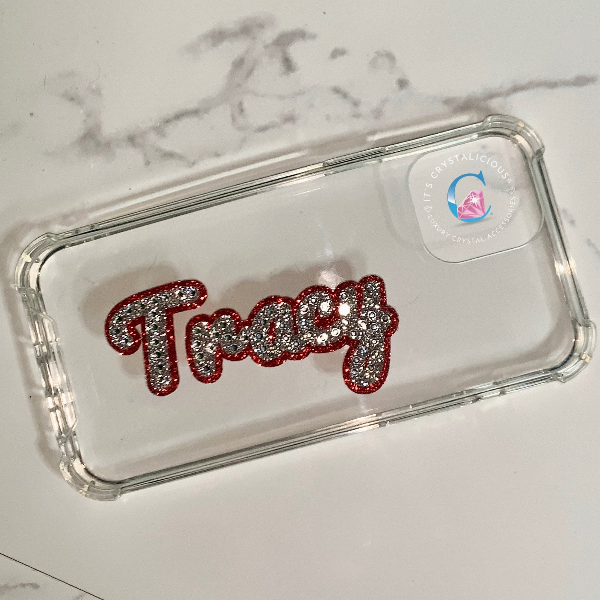 Red Crystal Name Decal Cover * - It's Crystalicious®